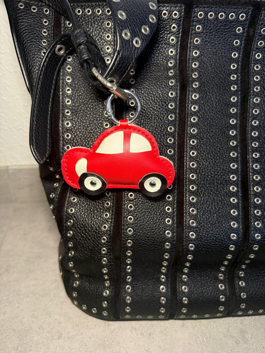 Roter Flitzer - Auto Schlüsselanhänger
