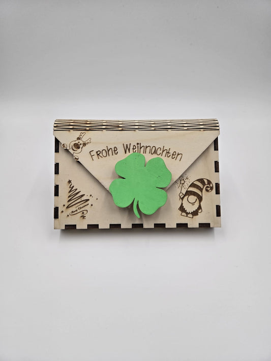 Briefumschlag aus Pappelholz