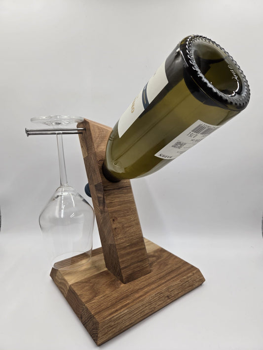 Weinglas- und Flaschenhalter