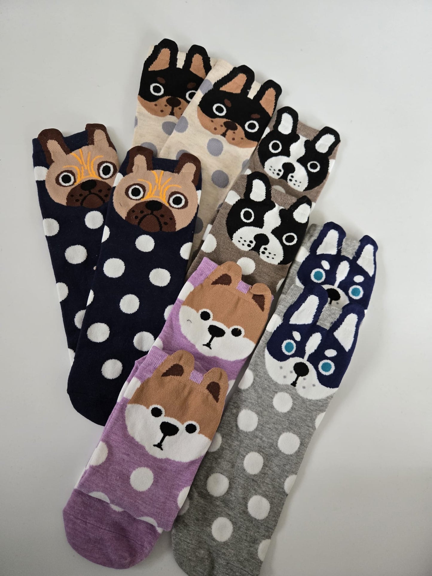 Süße Hundeliebhaber Socken – 5 Hunderassen Designs