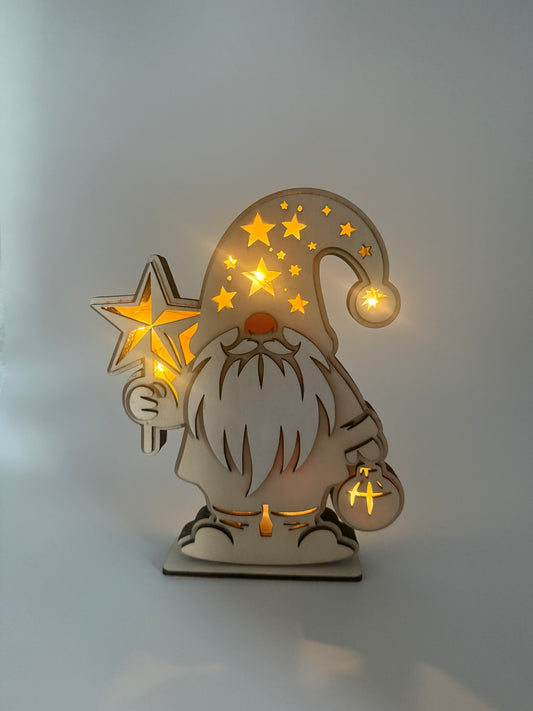 Handmade Wichtel mit LED