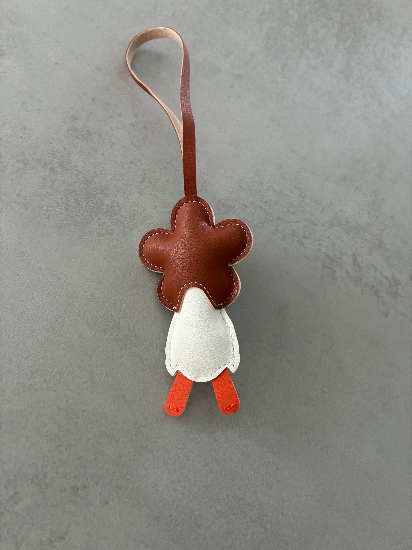 Gänseblümchen PU Leder Rückseite