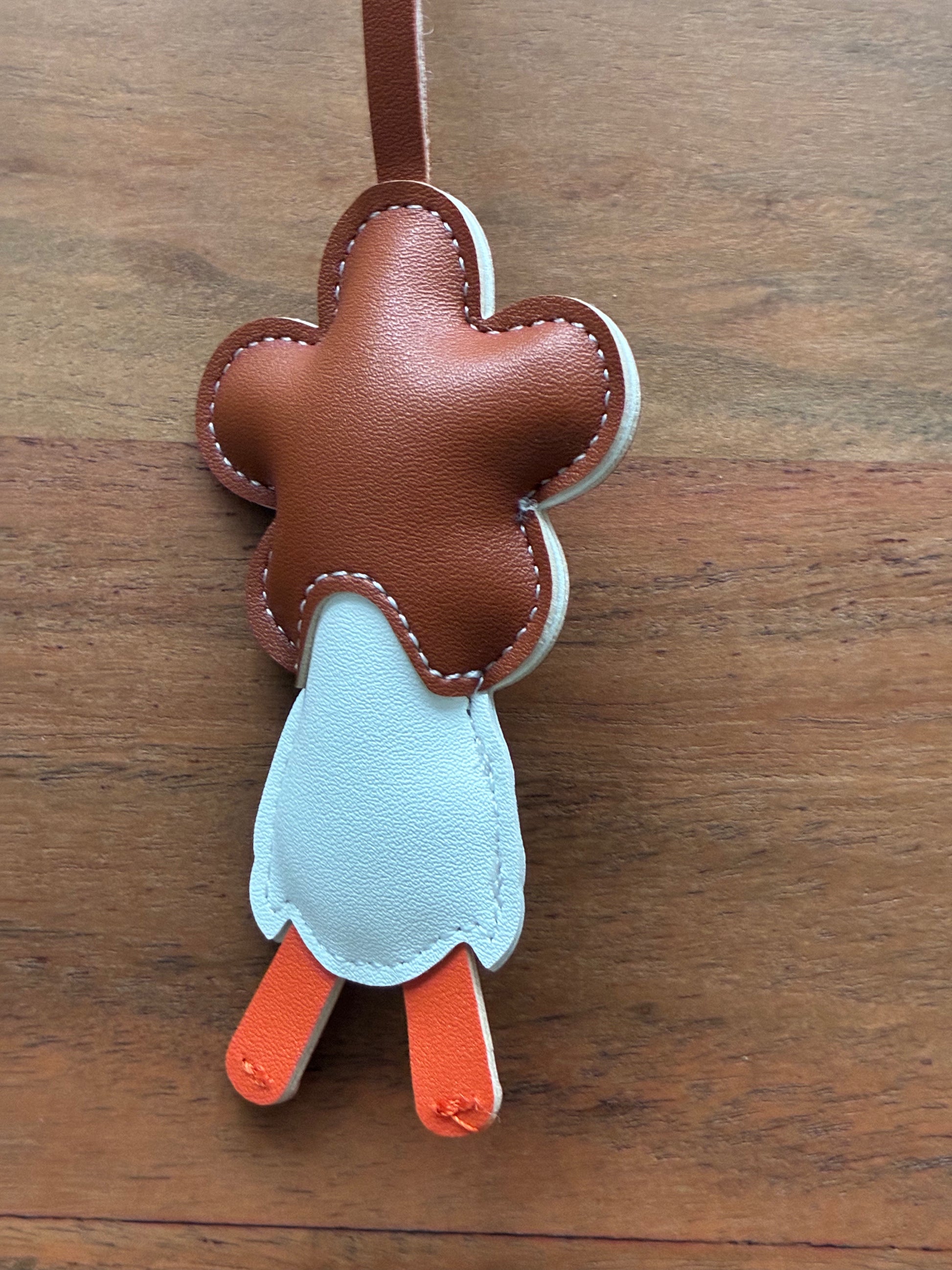 Gänseblümchen PU Leder Rückseite