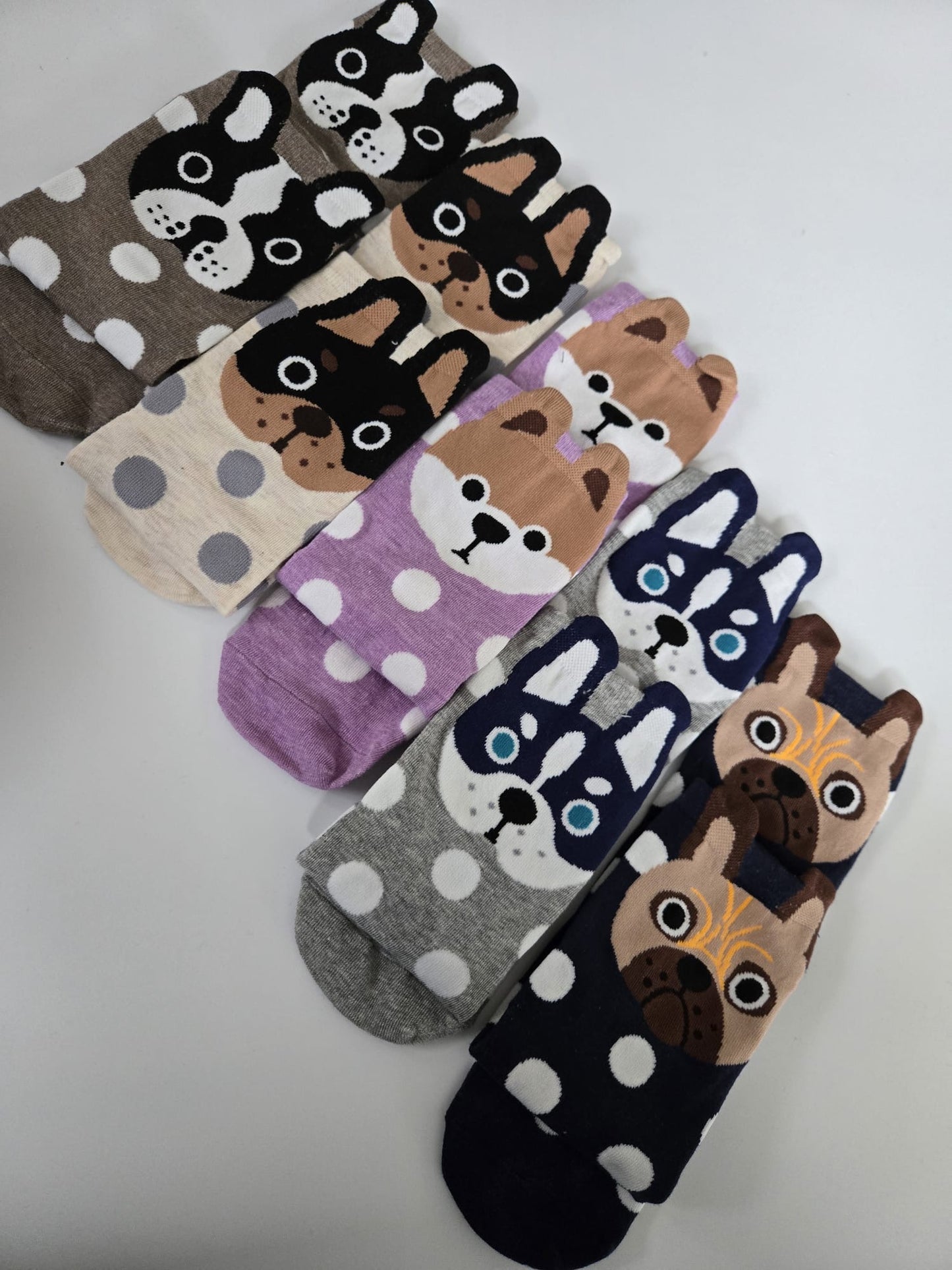 Süße Hundeliebhaber Socken – 5 Hunderassen Designs