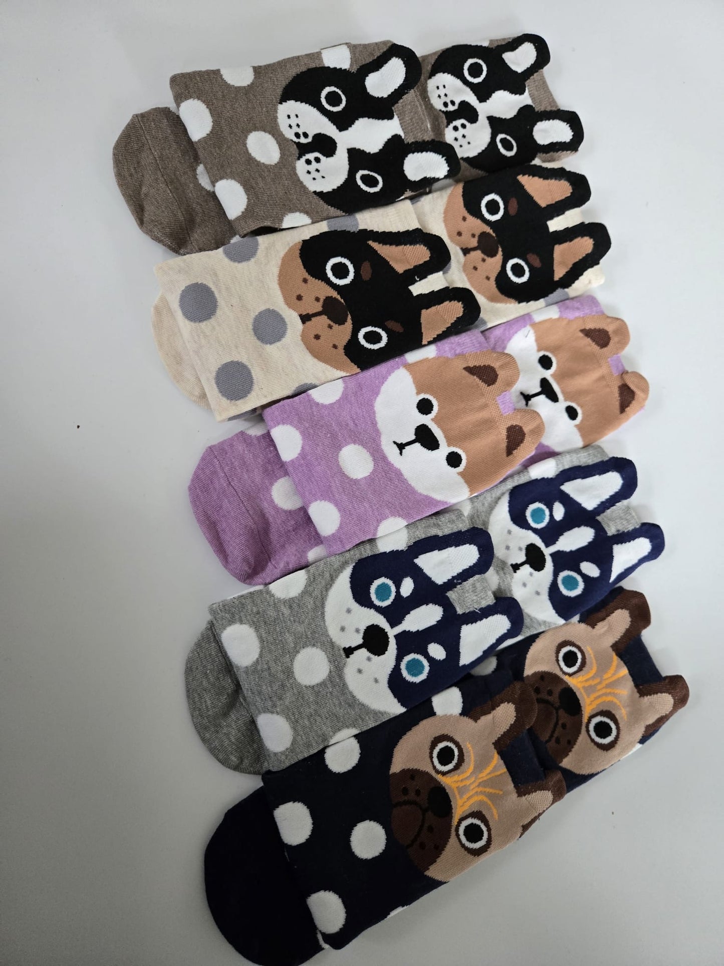 Süße Hundeliebhaber Socken – 5 Hunderassen Designs